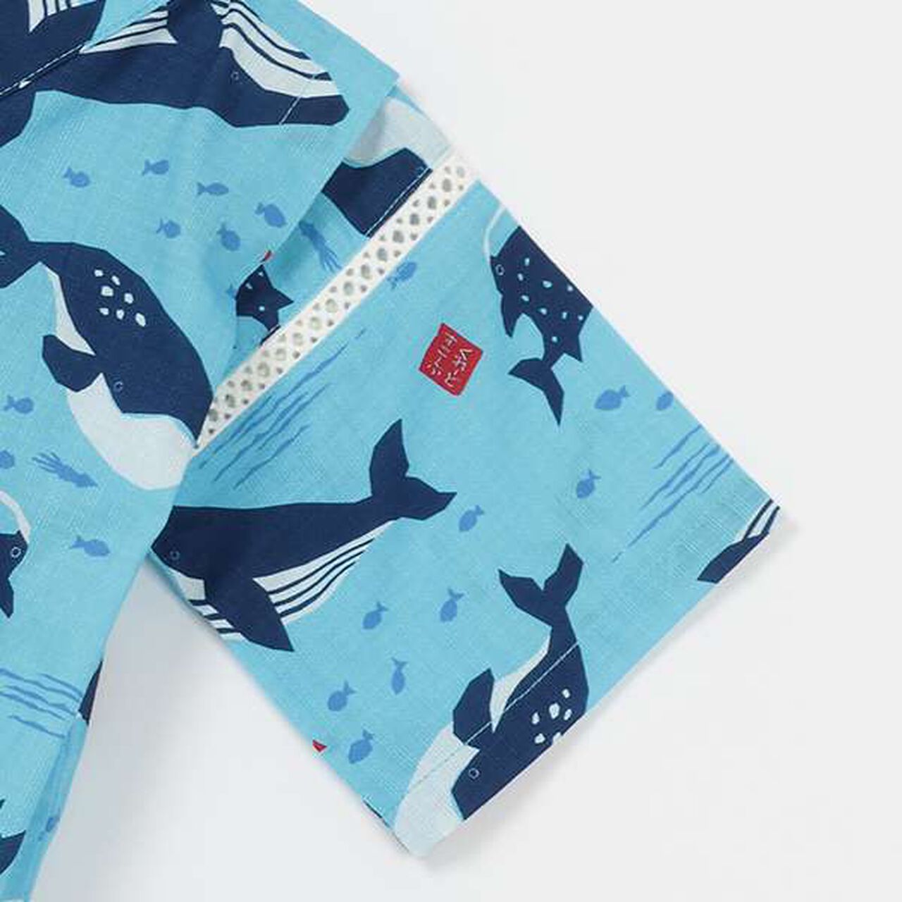 Ocean Pattern Jinbei,Off white, large image number 10