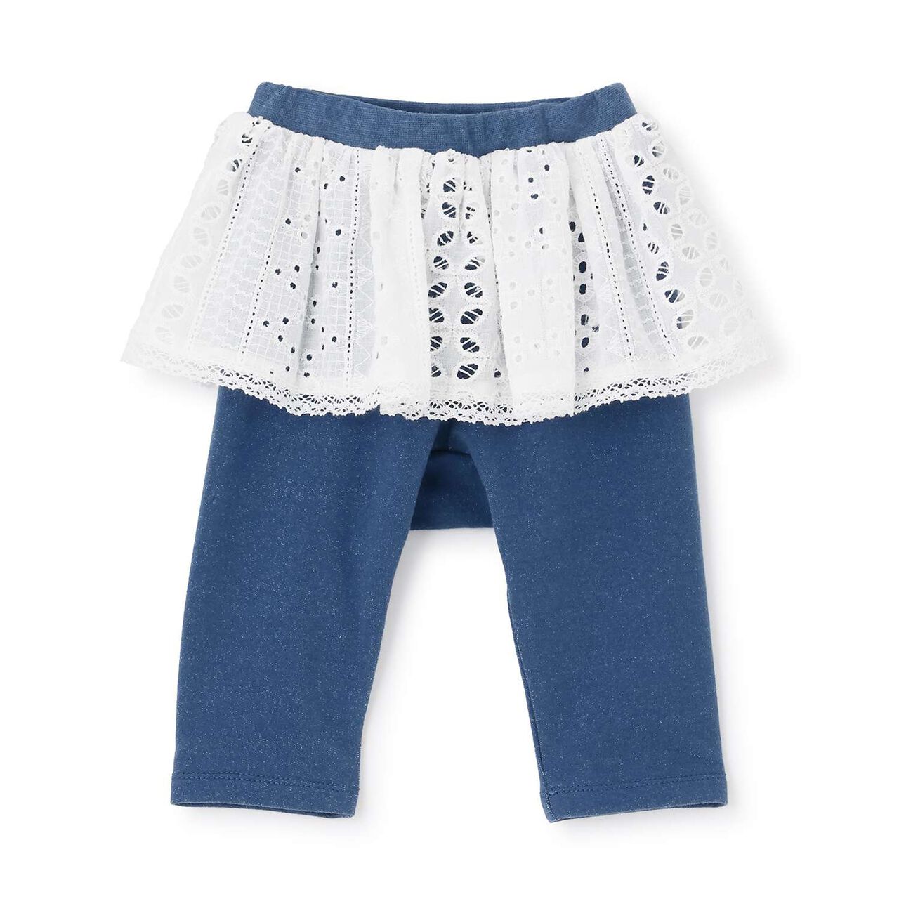 Link Lace Skirt Leggings,Blue, large image number 5