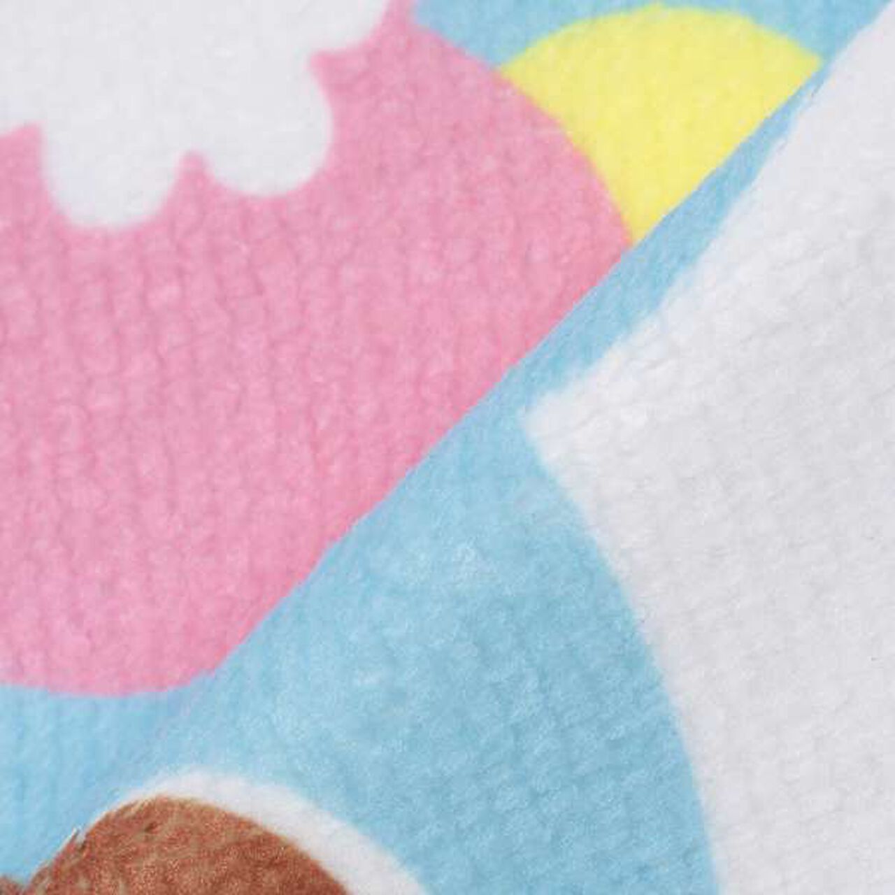 Mimi Popo Character Face Hand Towel,Pink, large image number 3