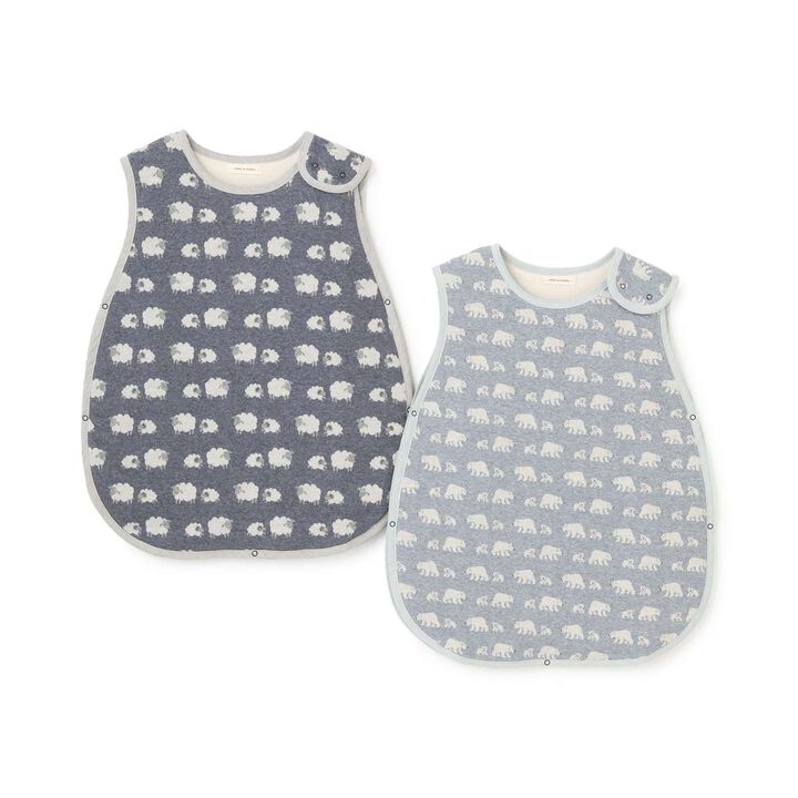 Organic Jacquard Sleeper,Navy, medium image number 6