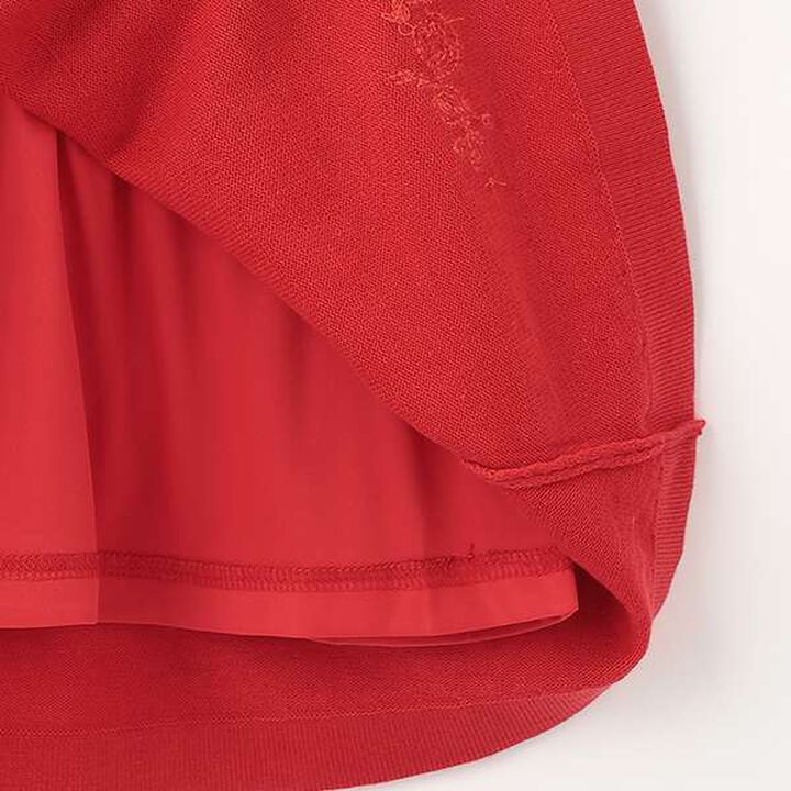 35th Beaded Embroidery Knit Dress & Bolero Set,Red, medium image number 5