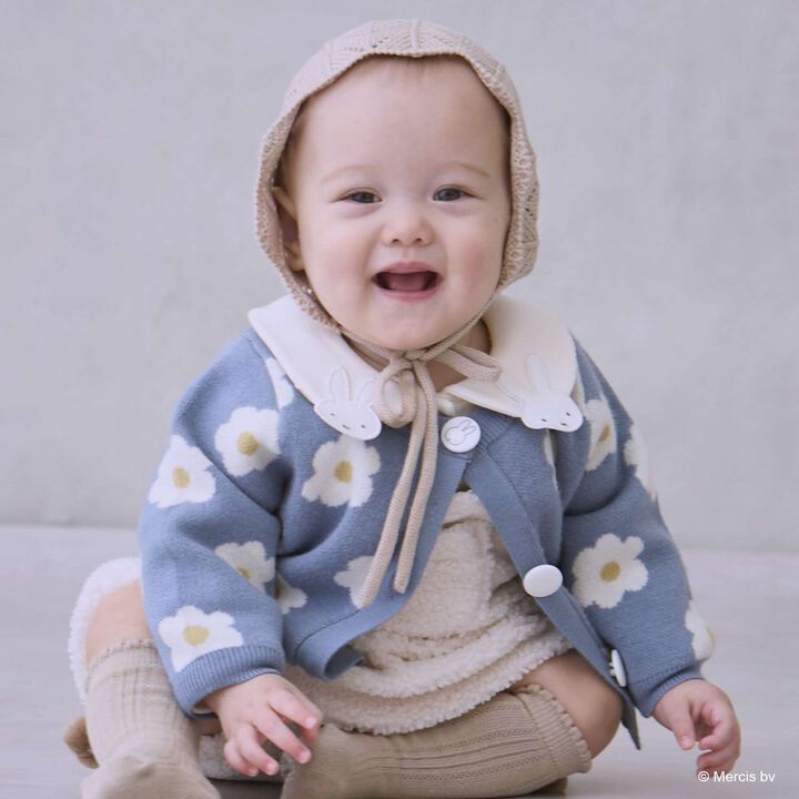 [D Bruna] Floral Knit Cardigan,, medium