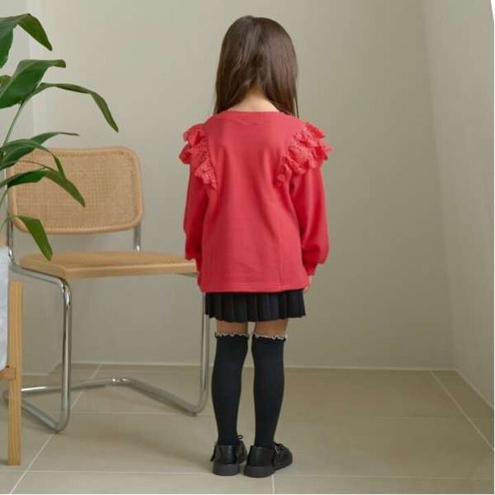 Pilling-Resistant A-Line Sweatshirt,Moss green, medium image number 16