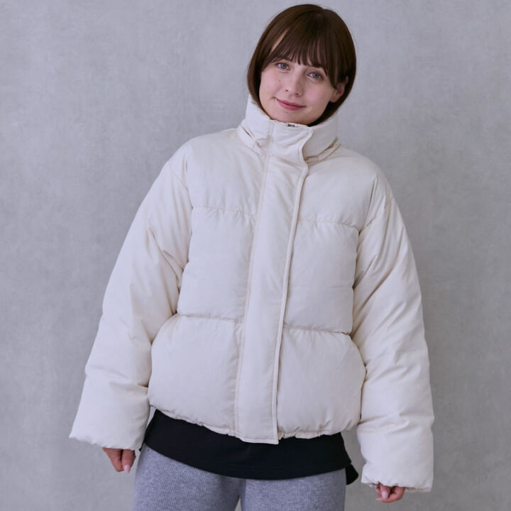 [Link/Water-Repellent Finish] Monster Down Jacket,Ivory, medium image number 4