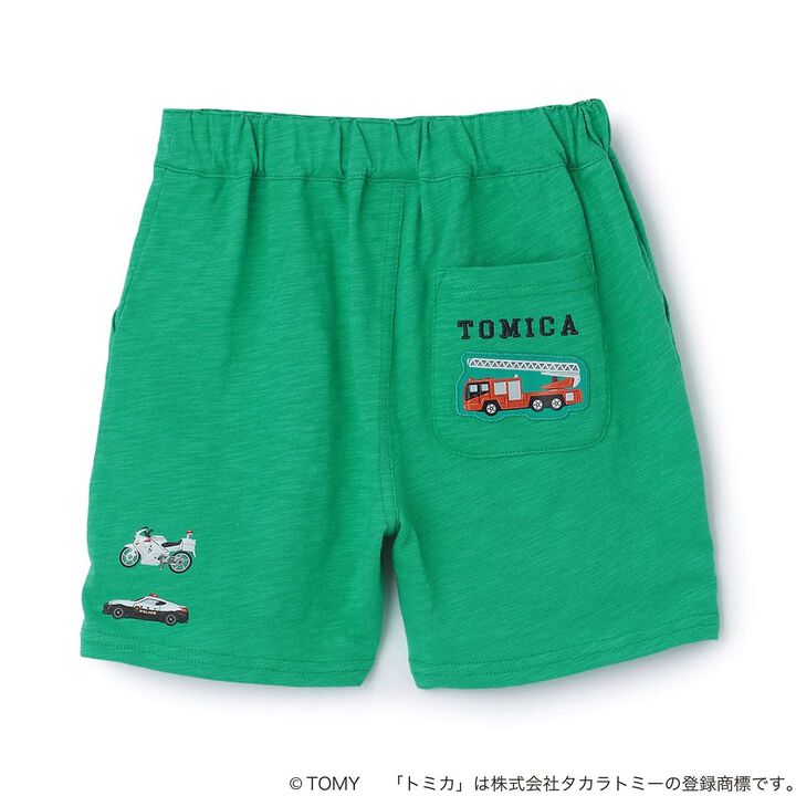 [TOMICA/接觸涼感] 剪裁短褲,綠色, medium image number 2