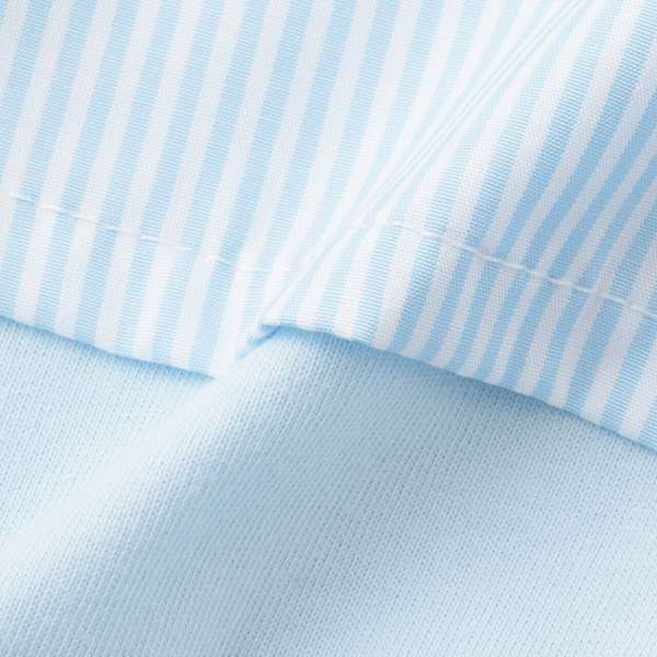 Short-Sleeve Romper with Rabbit Mascot Skirt,Light blue, large image number 7