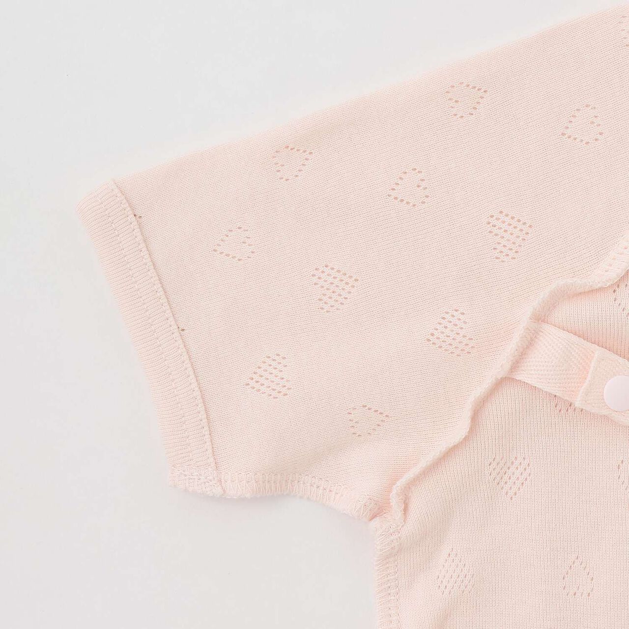 [Weak Acidity] Combi Bodysuit,Salmon pink, large image number 6