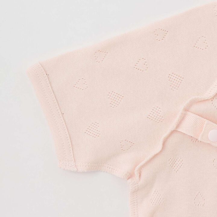 [Weak Acidity] Combi Bodysuit,Salmon pink, medium image number 6