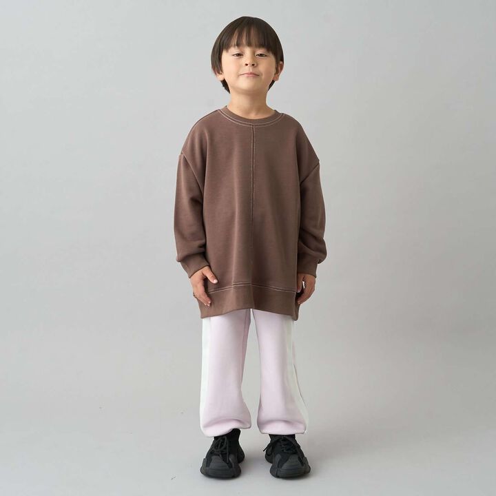 [Daily Standard Wear] [Quick-Dry Absorbent] Loose Fit Side Line Sweatpants,Blue gray, medium image number 19