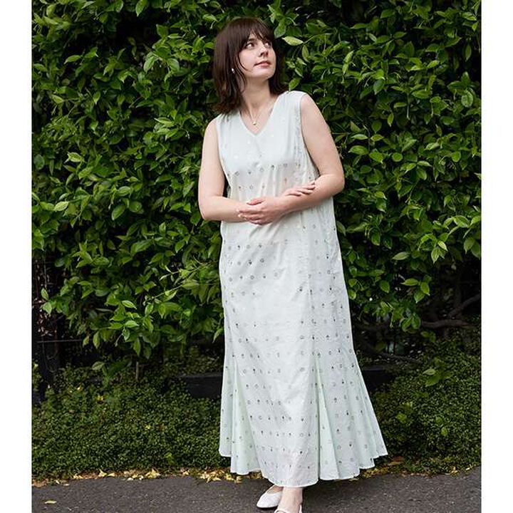 [Link] Foil Print Tunic,Light pink, medium image number 4