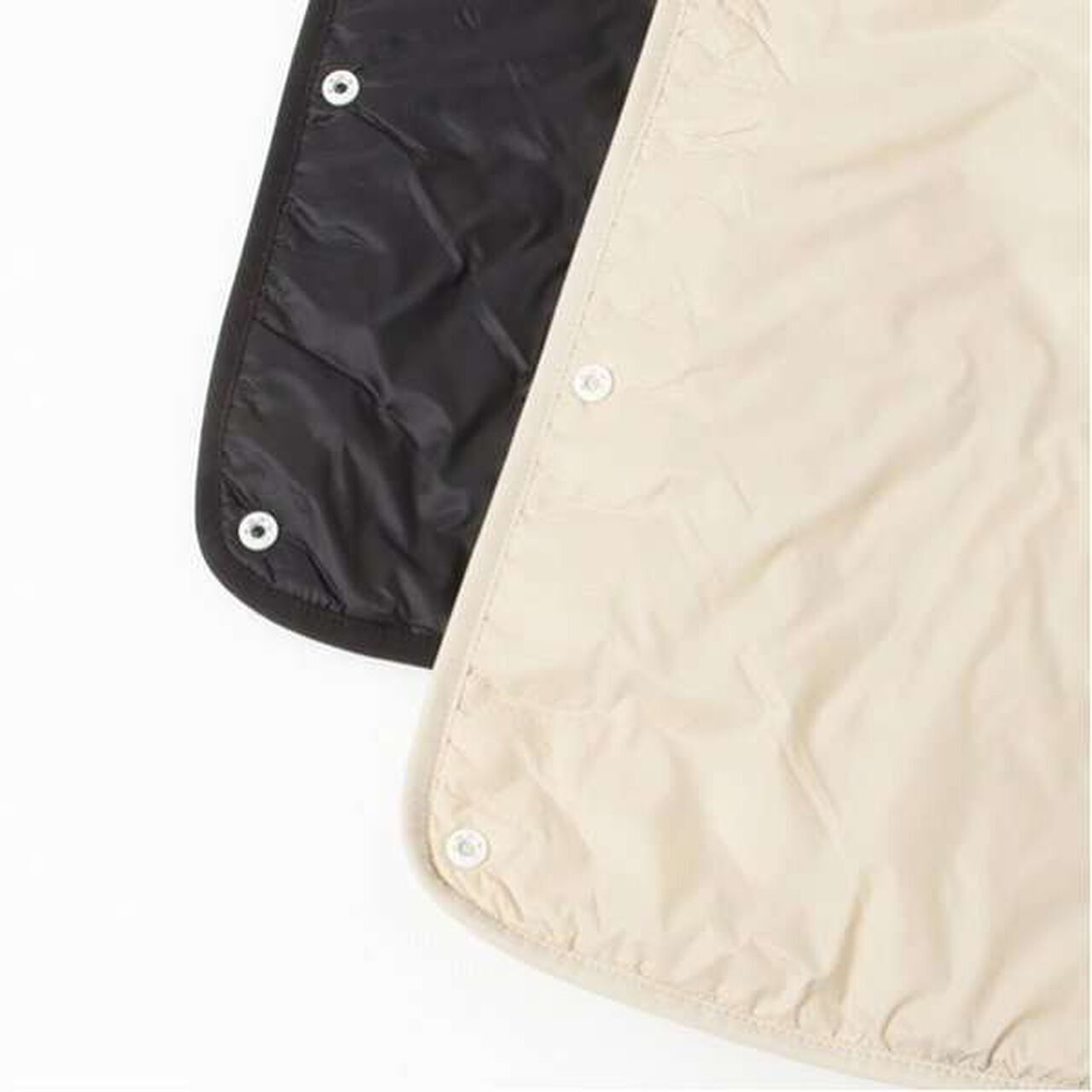 [Link] Assorted Quilted Jacket,Black, large image number 4