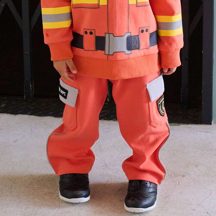 Working Vehicle Long-Length Painter Pants for Dress-Up,Orange, medium image number 0