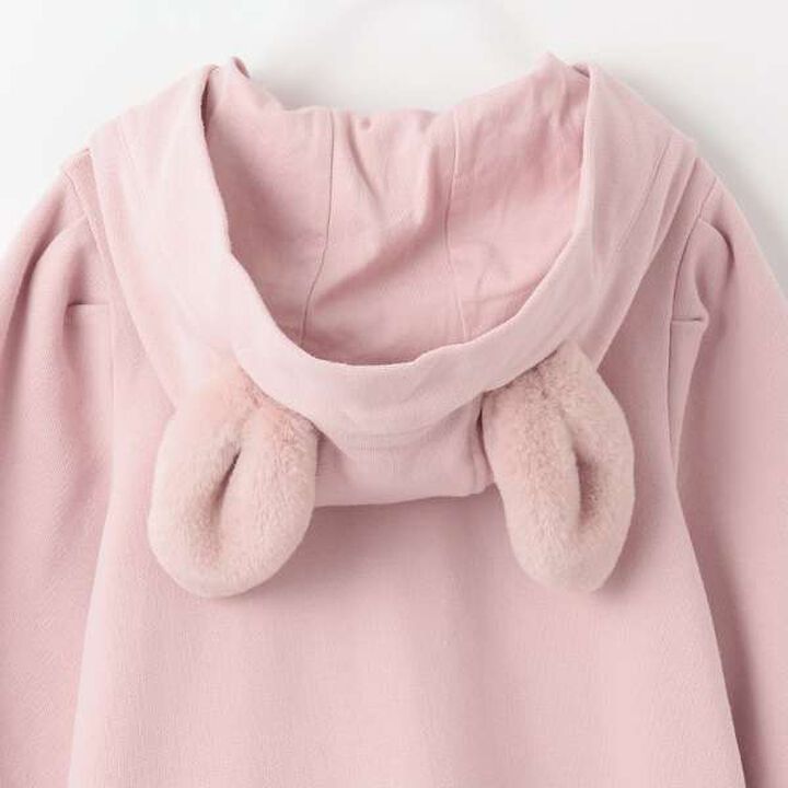 Bunny Pouch One-Piece Dress,Pink, medium image number 3