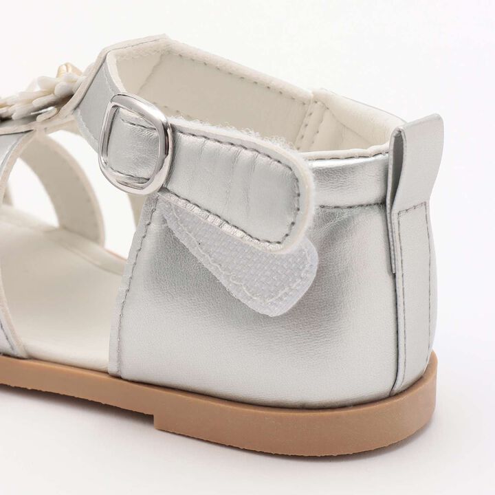 Flower Sandals,Silver, medium image number 3