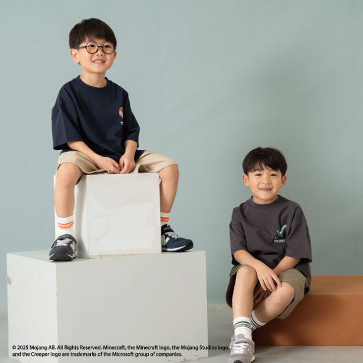 [Minecraft] Kids Weapon Tee,Charcoal gray, medium image number 12