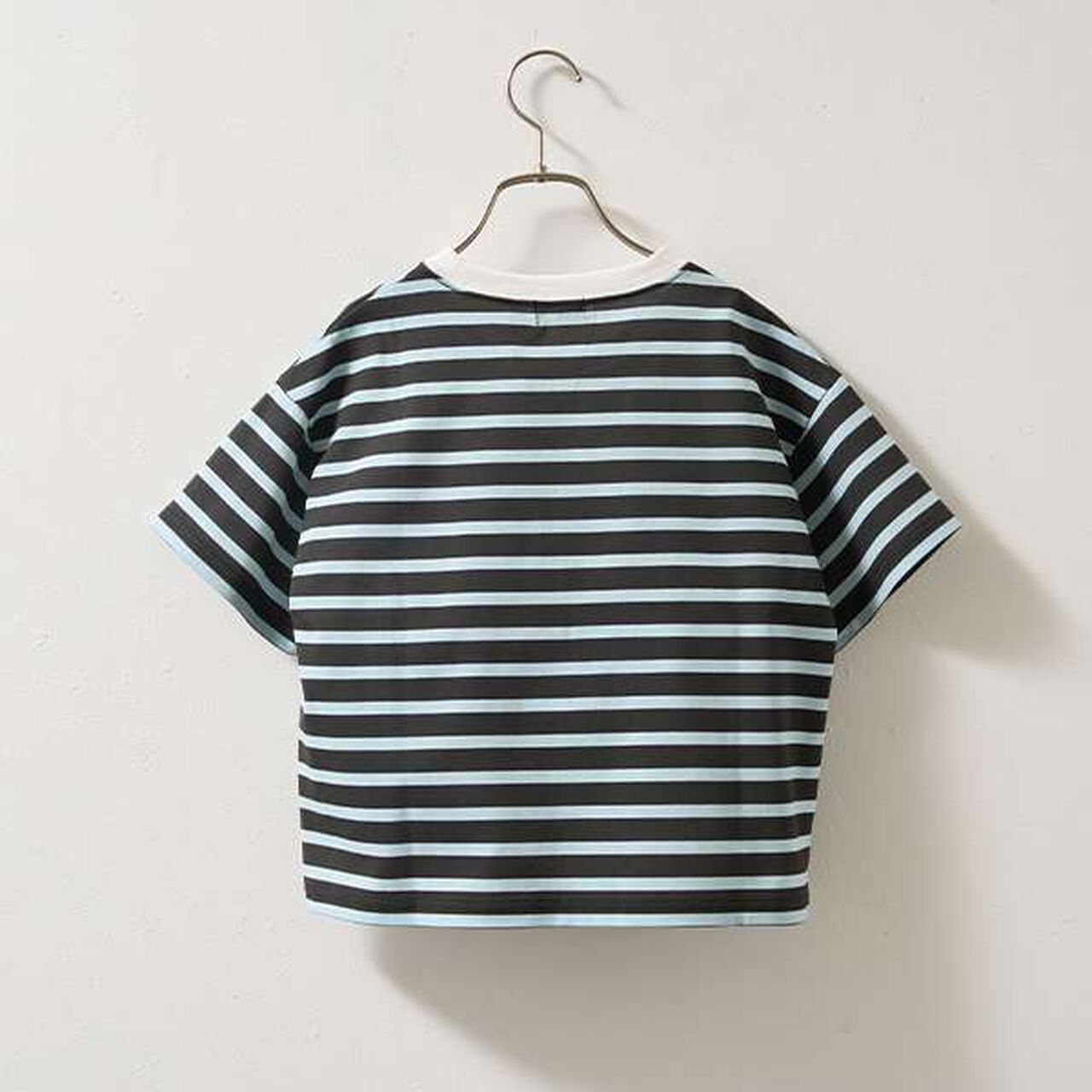 [Kaiteki Tenjiku] Print Stripe Big T-Shirt,Mustard, large image number 15