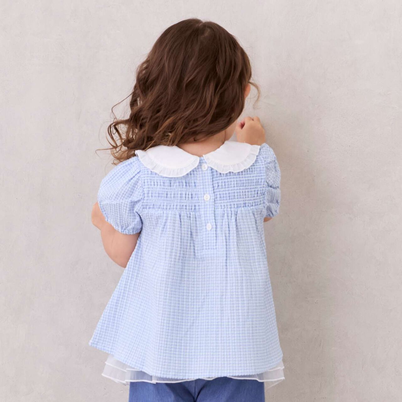 [Web Exclusive] Heart Embroidery Tunic,Off white, large image number 2