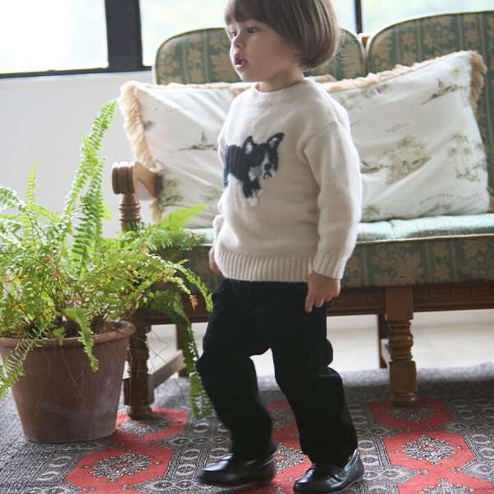 Fluffy and Soft Motif Knitwear,Ivory, medium image number 15