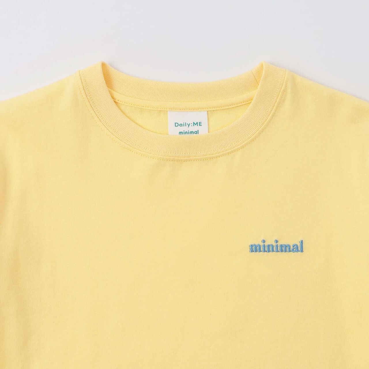 [DailyME] C100/Anti-Stain/Short Sleeve T-Shirt,Pink, large image number 15
