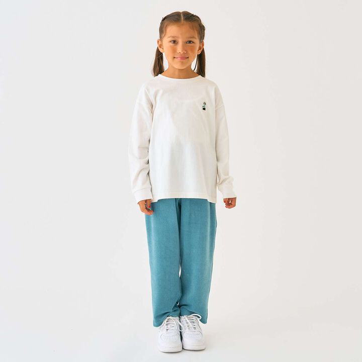 Bear One-Point Long Sleeve T-Shirt,Off white, medium image number 11