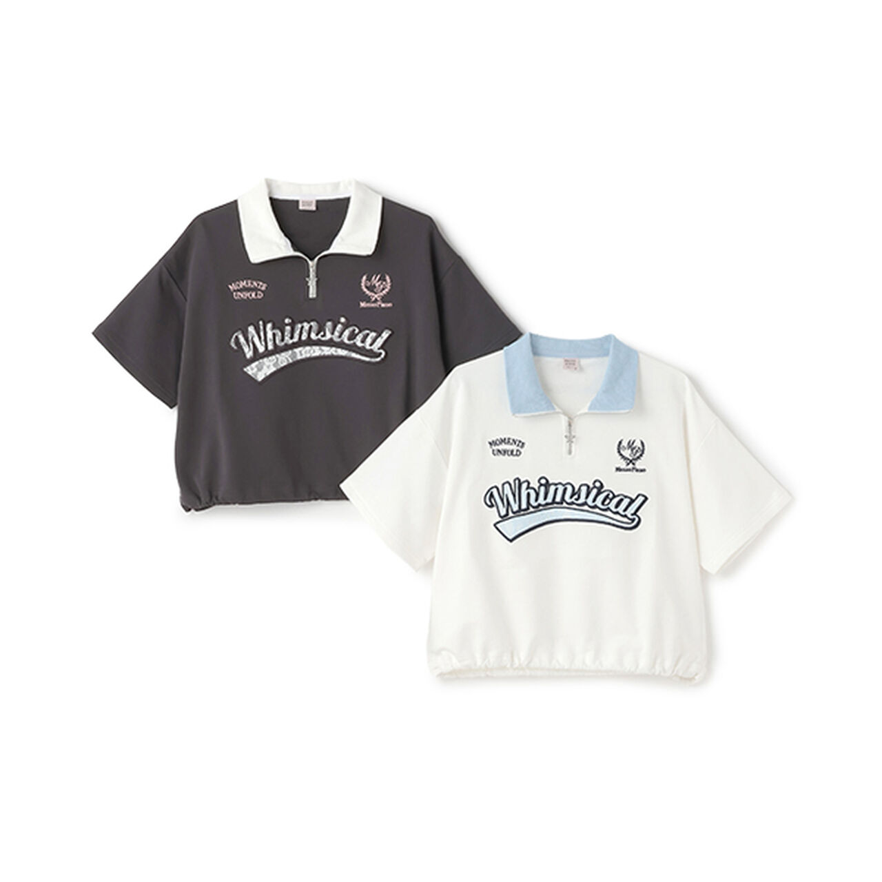 Half-Zip T-Shirt,White, large image number 13