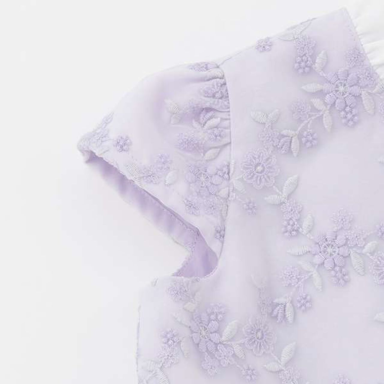 Lace OP + No-Collar JK Set,Lavender, large image number 6