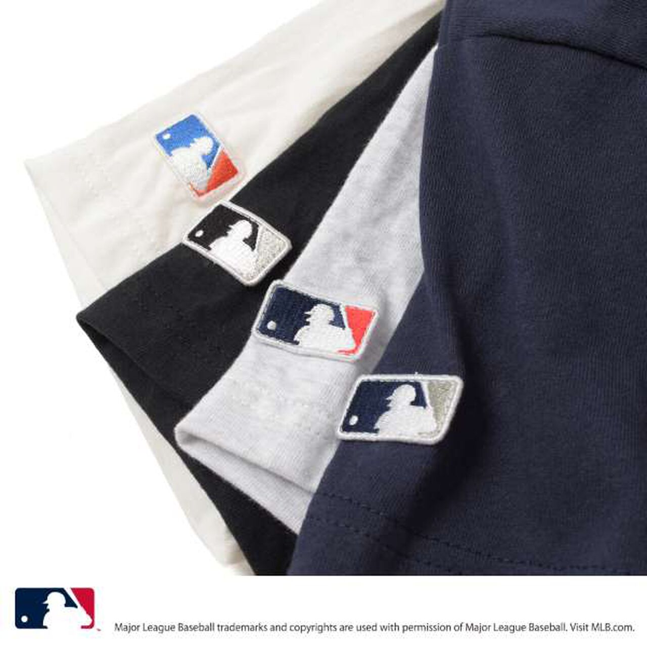 [MLB] Team Logo Print Short Sleeve T-Shirt,Milky white, large image number 6