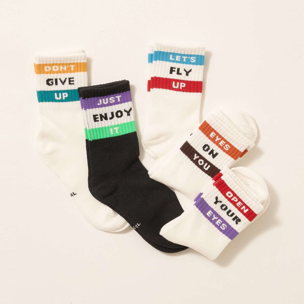 Line Logo Socks,Red, large image number 6