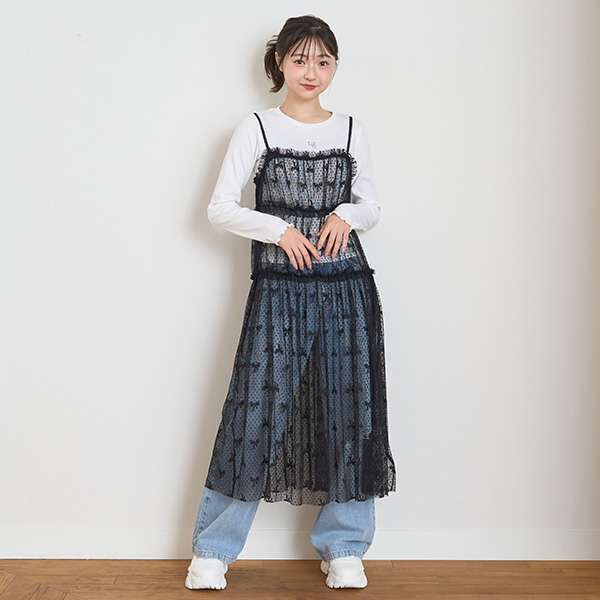Tulle One-Piece Dress with Inner Wear | Narumiya Official Global