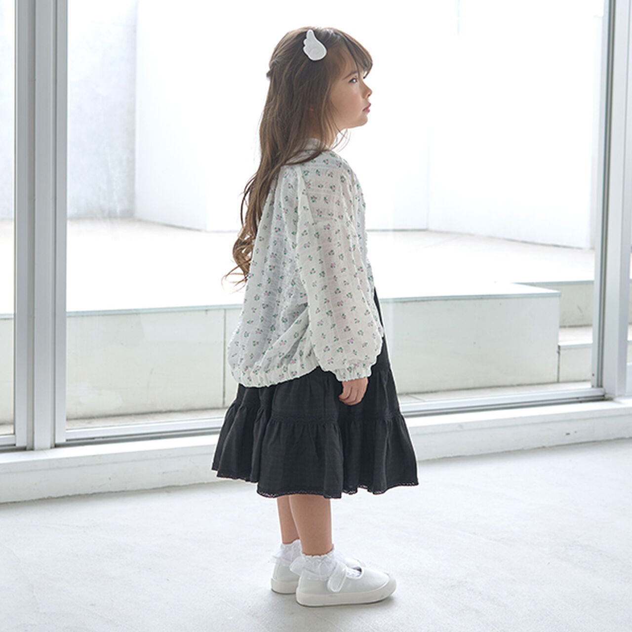 [Set Up Available] Sheer Oversized Silhouette Jacket,Lemon yellow, large image number 19