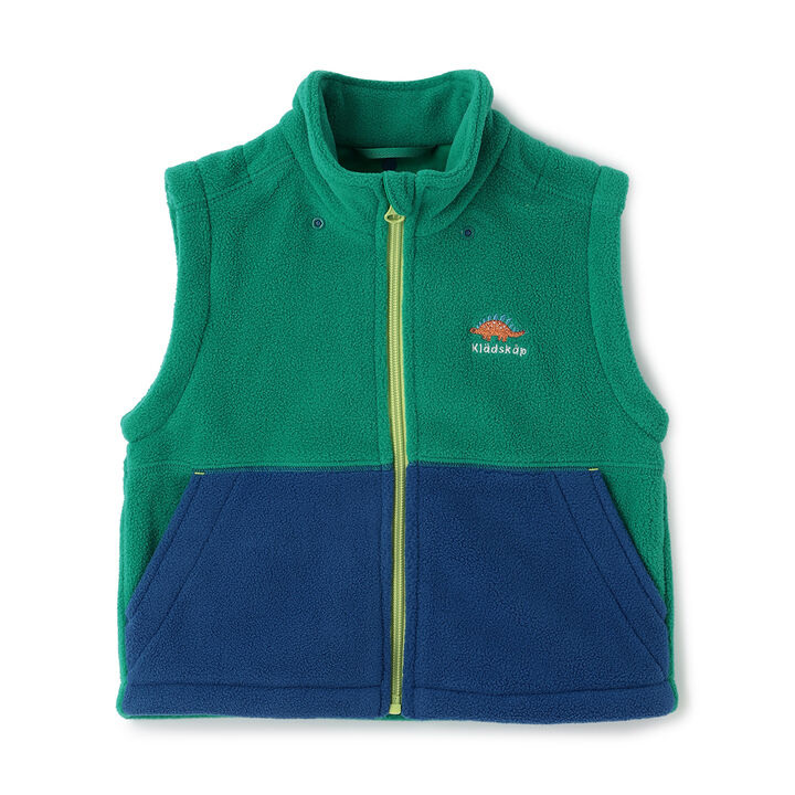 Dinosaur Color Block 3-Way Fleece Parka,Navy, medium image number 2