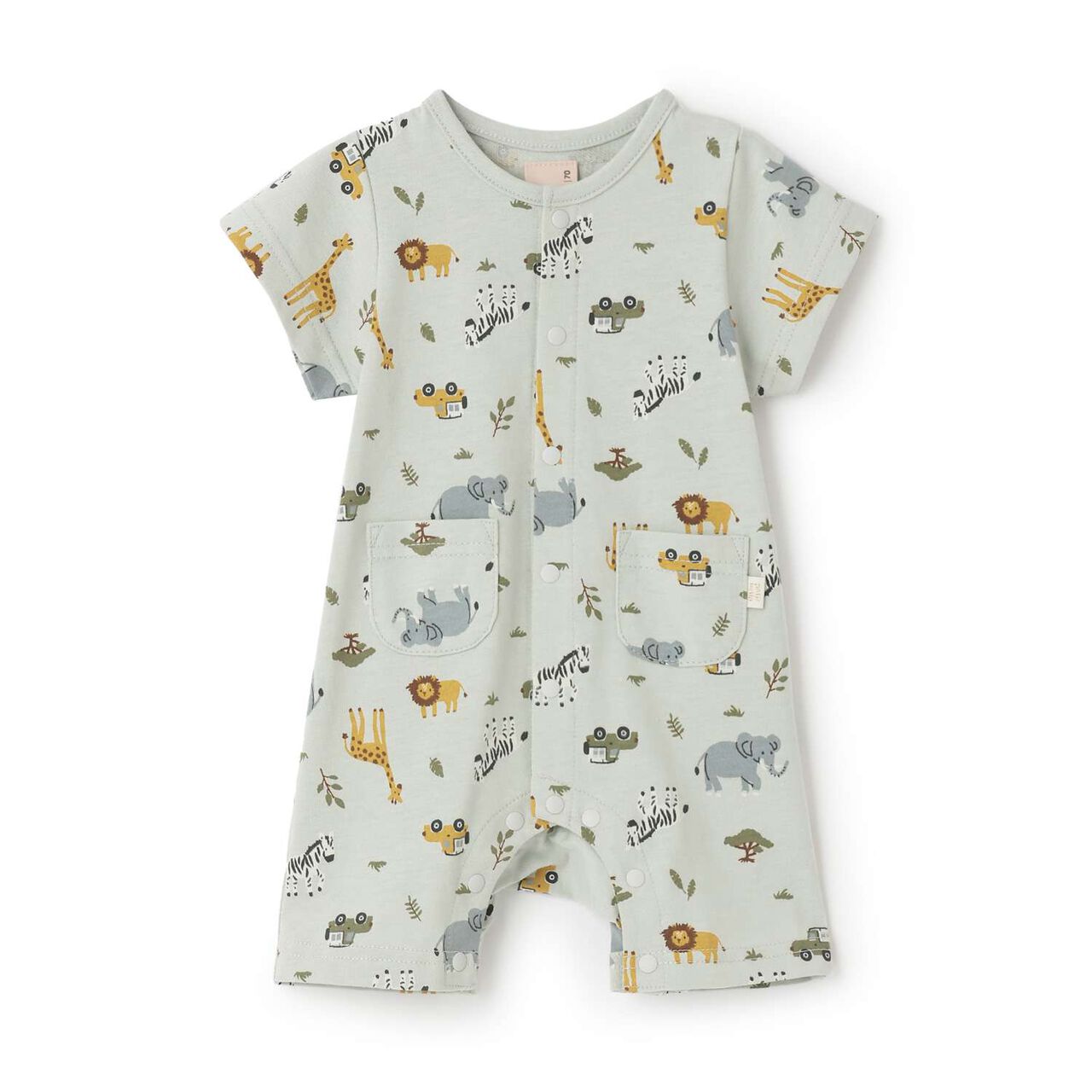 [GOOD PRICE] Short-Sleeve Coverall,Multi color, large image number 7