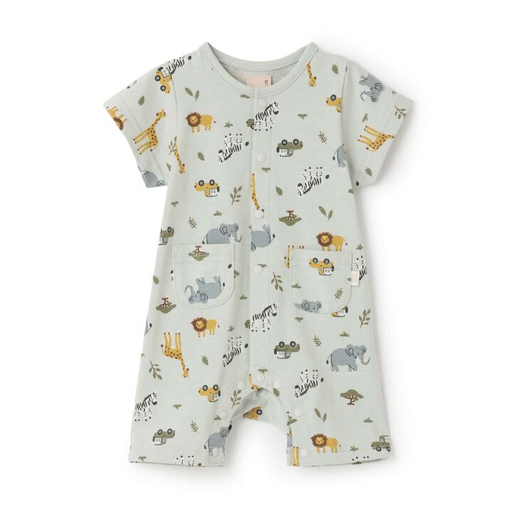 [GOOD PRICE] Short-Sleeve Coverall,Multi color, medium image number 7