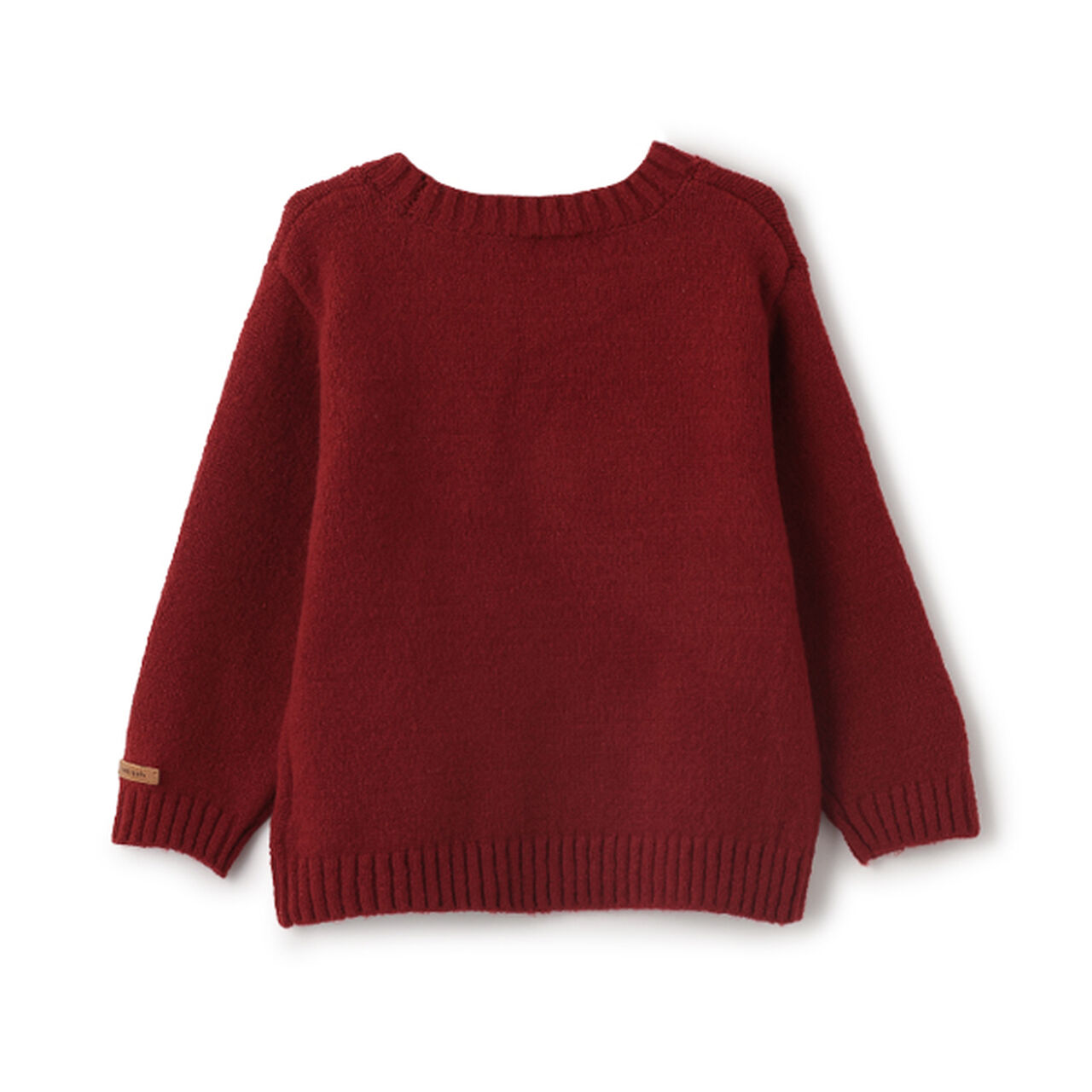 [Matching/Fluffy and Soft] Animal Knitwear (Kids Size),Ivory, large image number 2