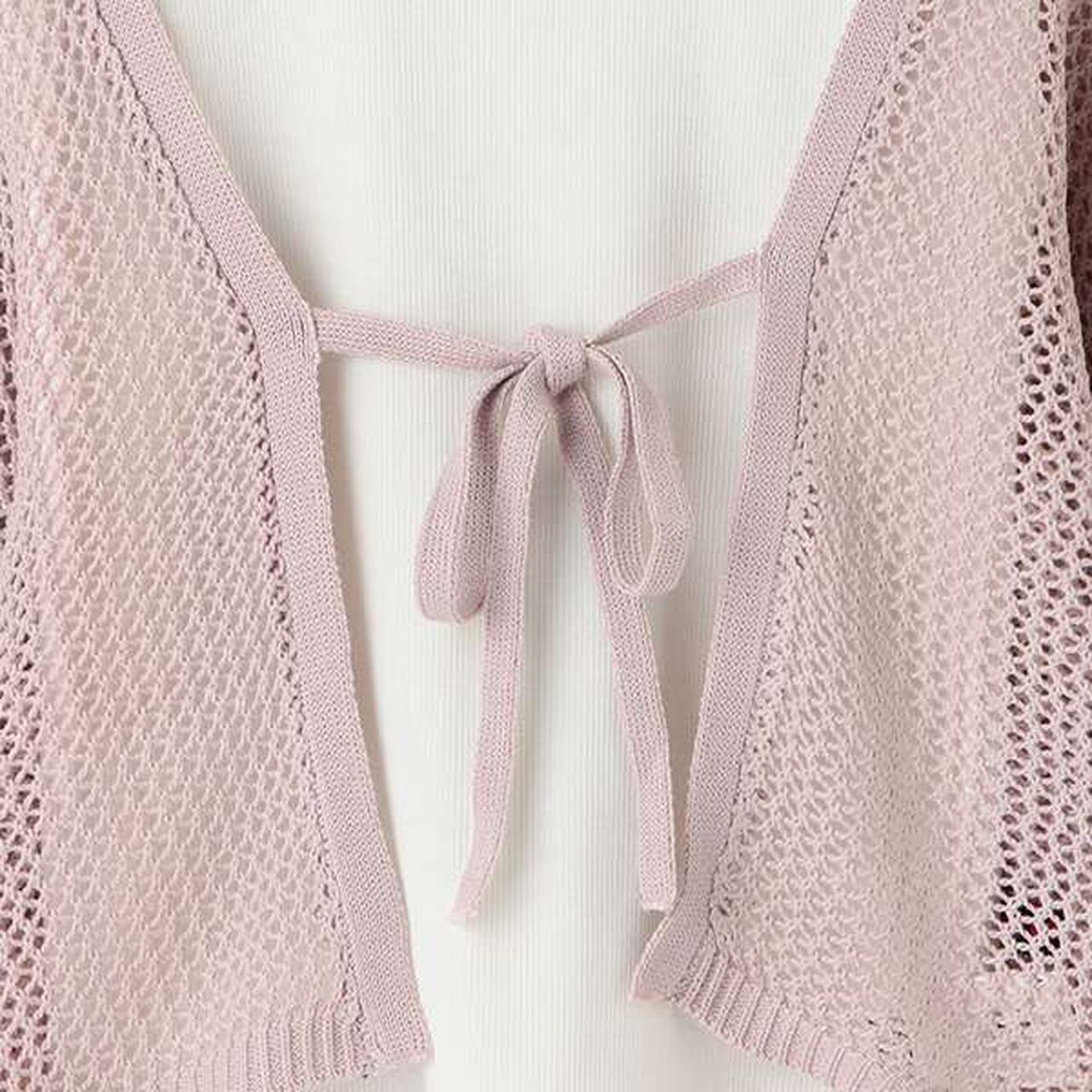 Mesh Bolero Inner Wear Set,Pink, large image number 15
