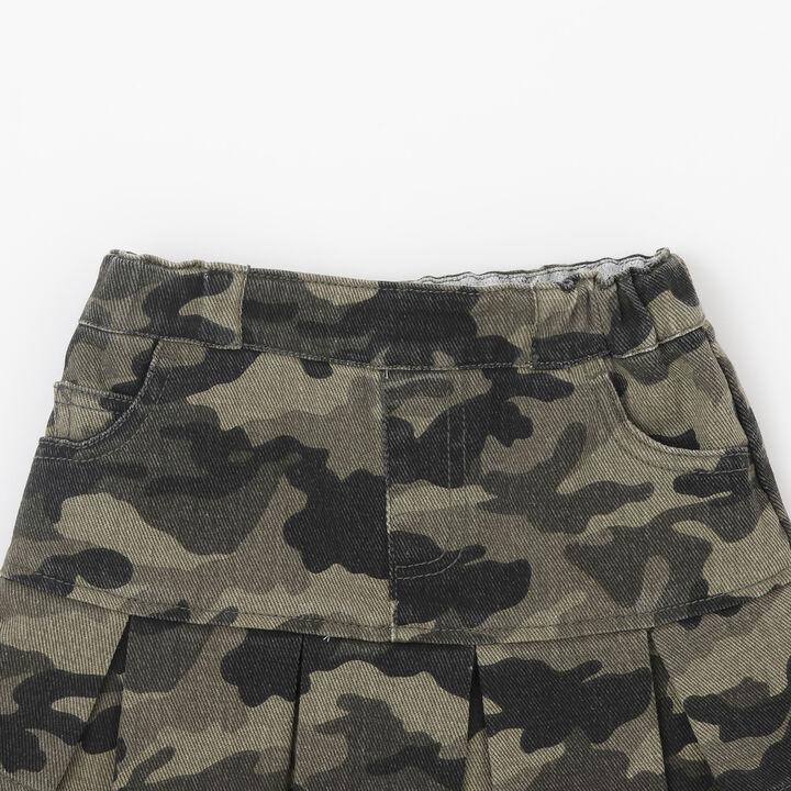 Box Pleat Skirt / Denim,Blue, medium image number 15