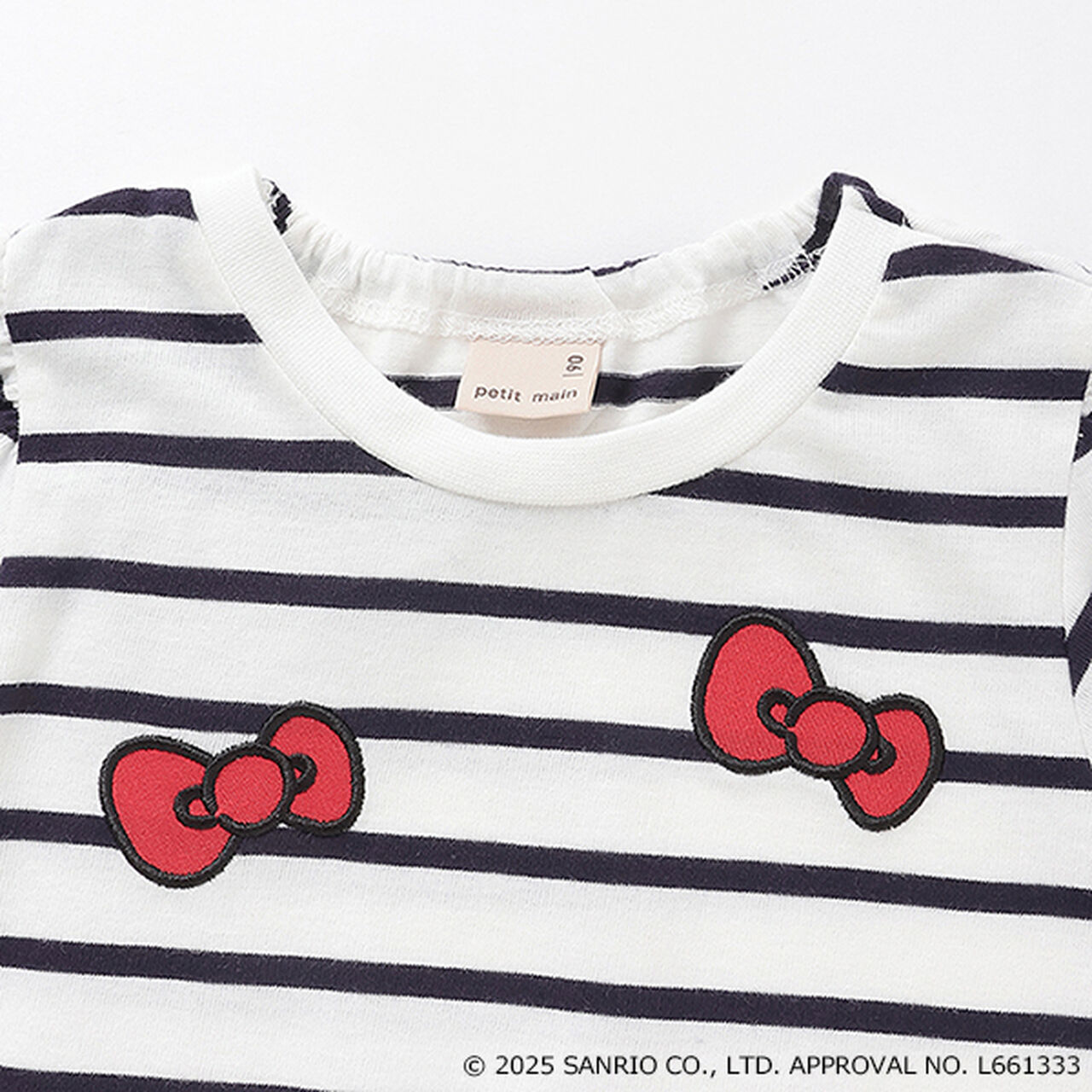 [Sanrio Characters] Ribbon Appliqué T-Shirt,Navy, large image number 10
