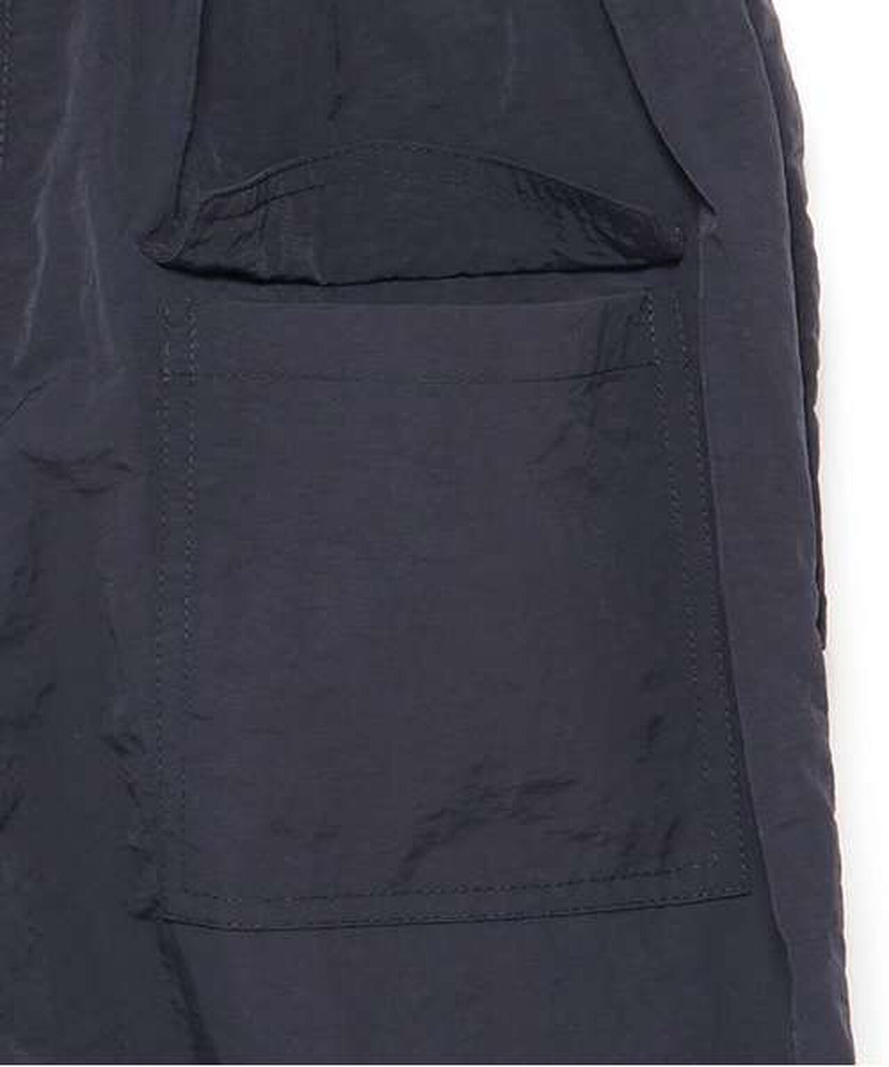 Shirred Wide Pants,Navy, large image number 9