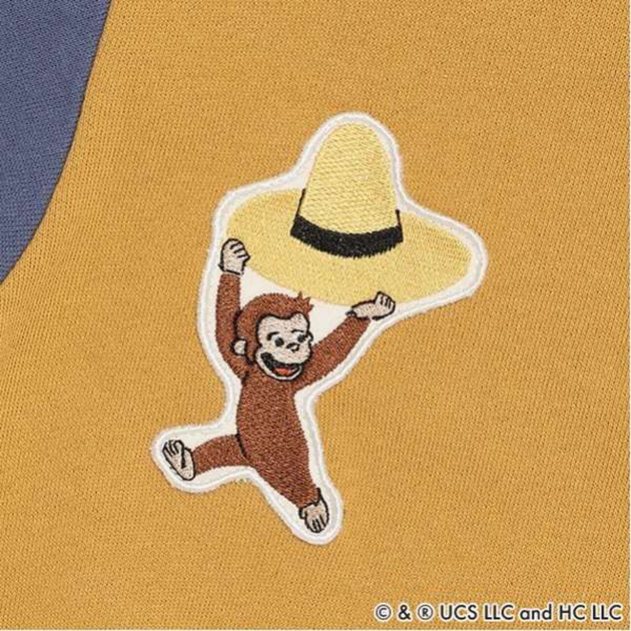 Curious George Patch Sweatshirt,Yellow, large image number 17