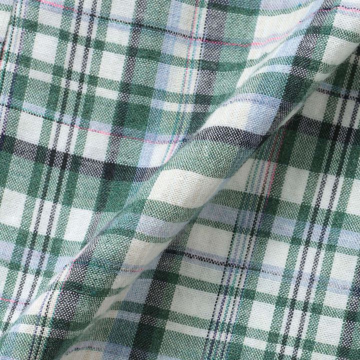 Train One-Point Checkered Short-Sleeve Shirt,Red, medium image number 7