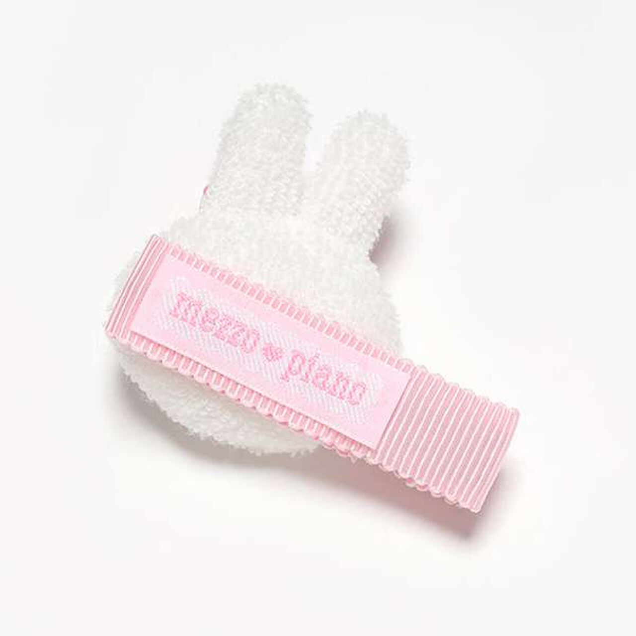 Hair Clip with Rabbit Mascot [Made in Japan],White, large image number 1
