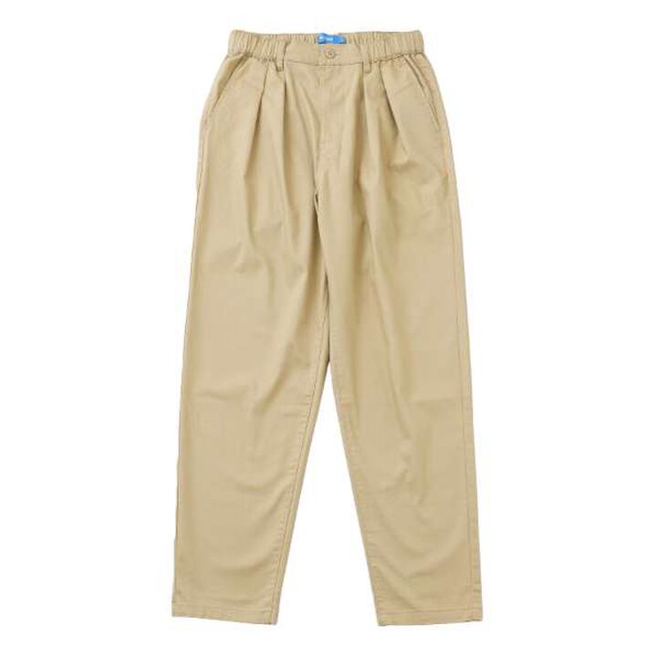 Cotton-Poly Stretch Twill Tuck Pants,Khaki, medium image number 9