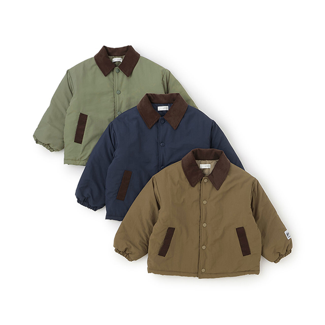 Free Combination Series Corduroy Collar Puff Jacket,Khaki, large image number 10