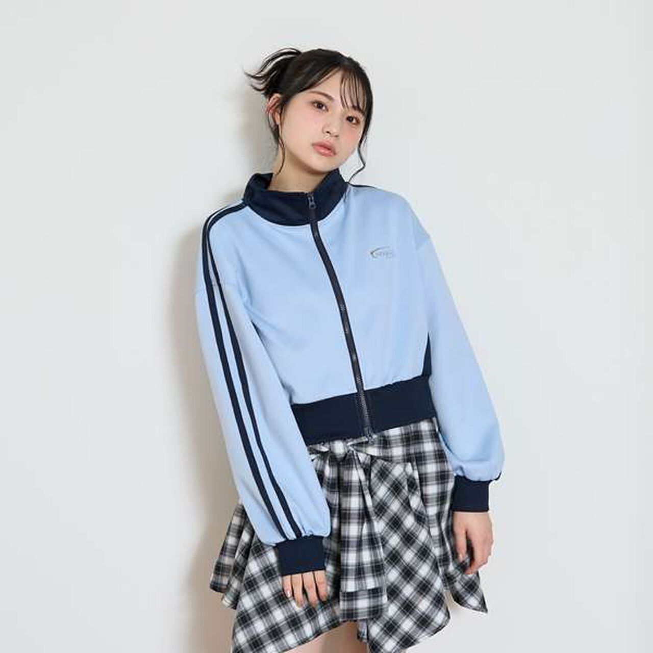 [LTXC] Cropped Track Jacket,Off white, large image number 12