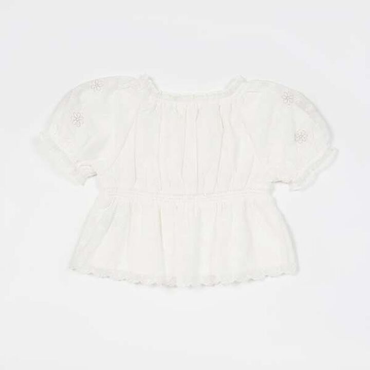 Sheer Blouse,Off white, medium image number 5