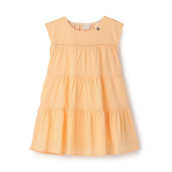Tiered One-Piece Dress,Ink blue, medium image number 4