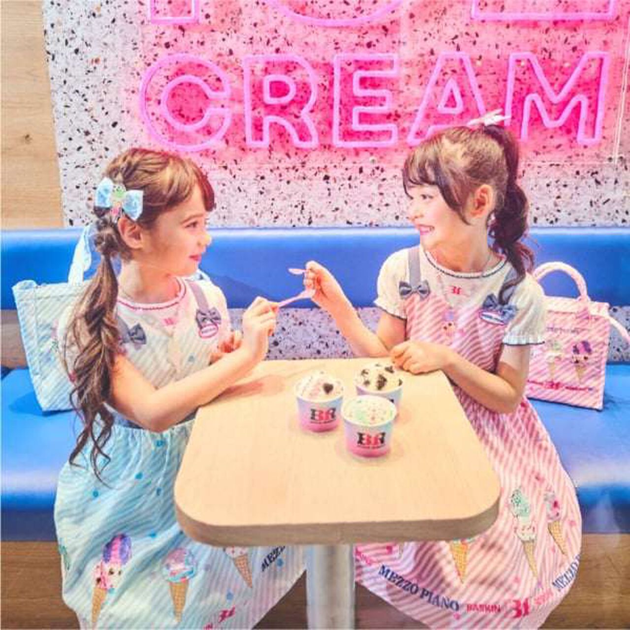 [31 Ice Cream] Docking One-Piece Dress,Red, large image number 5