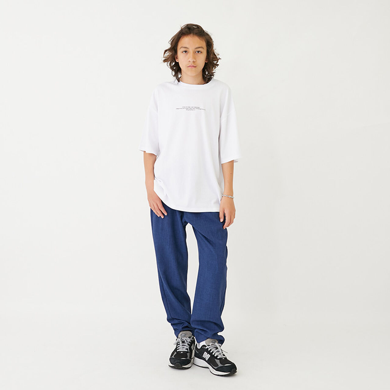 [Cool Touch] High Cool Cotton Back Photo Short Sleeve T-Shirt,Blue, large image number 14