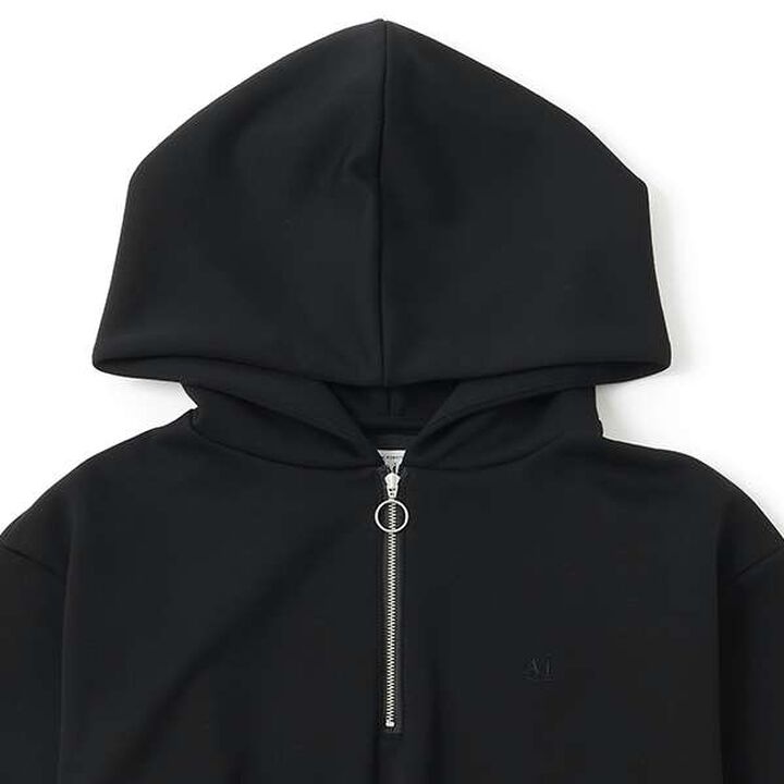 [AMI] [Web Exclusive] Docking Balloon One-Piece Dress,Black, medium image number 2