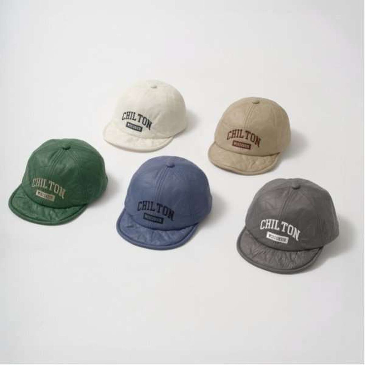 Quilted Embroidered Cap,Blue, large image number 1